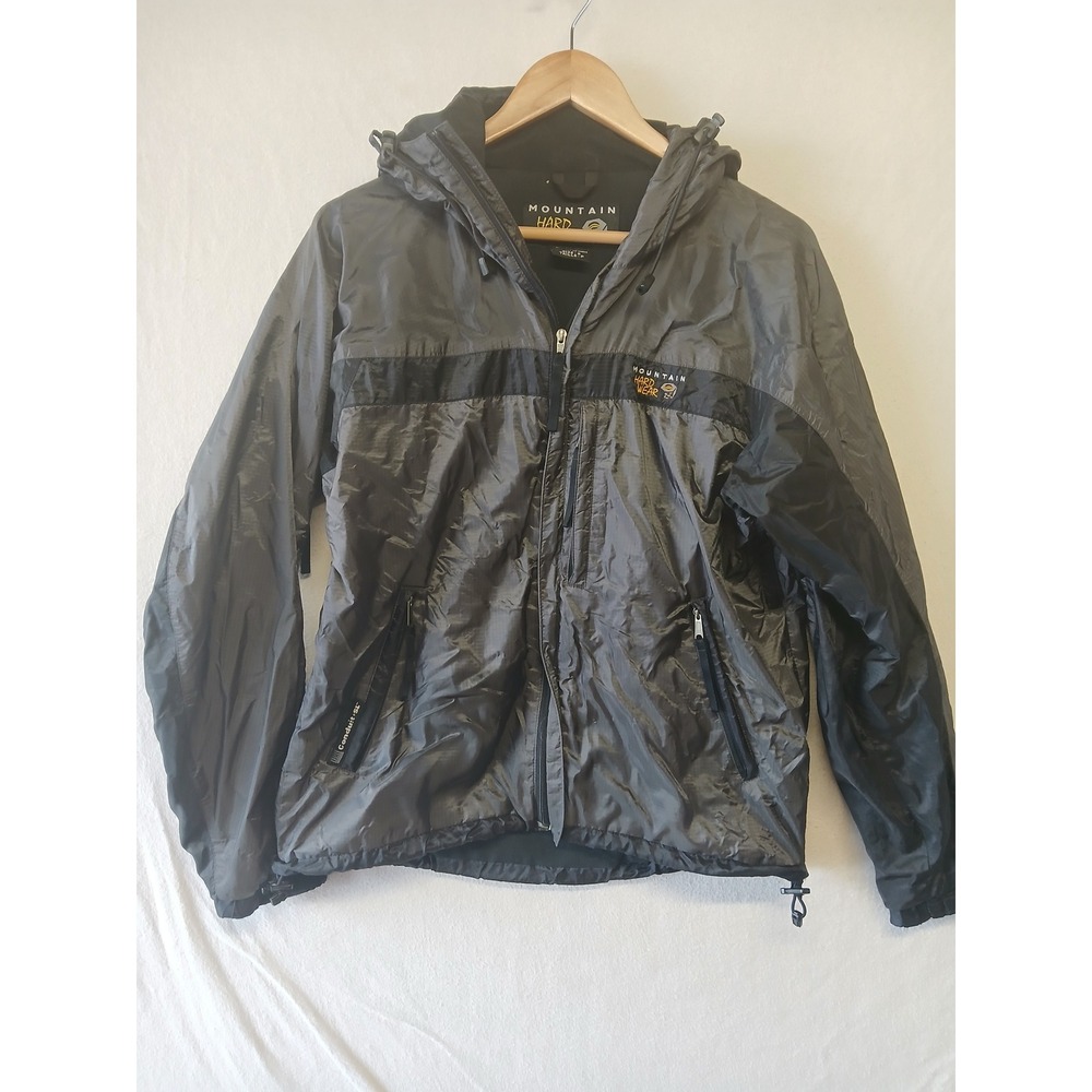 Mountain hardwear full zip up black small jacket conduit sl mens